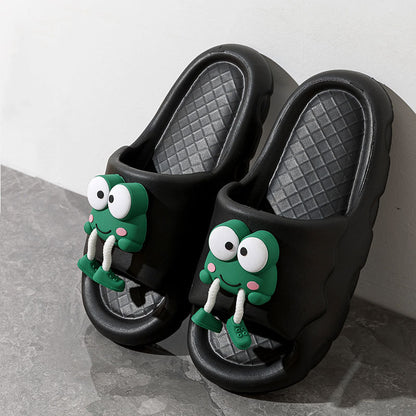 Cartoon Frog Slippers