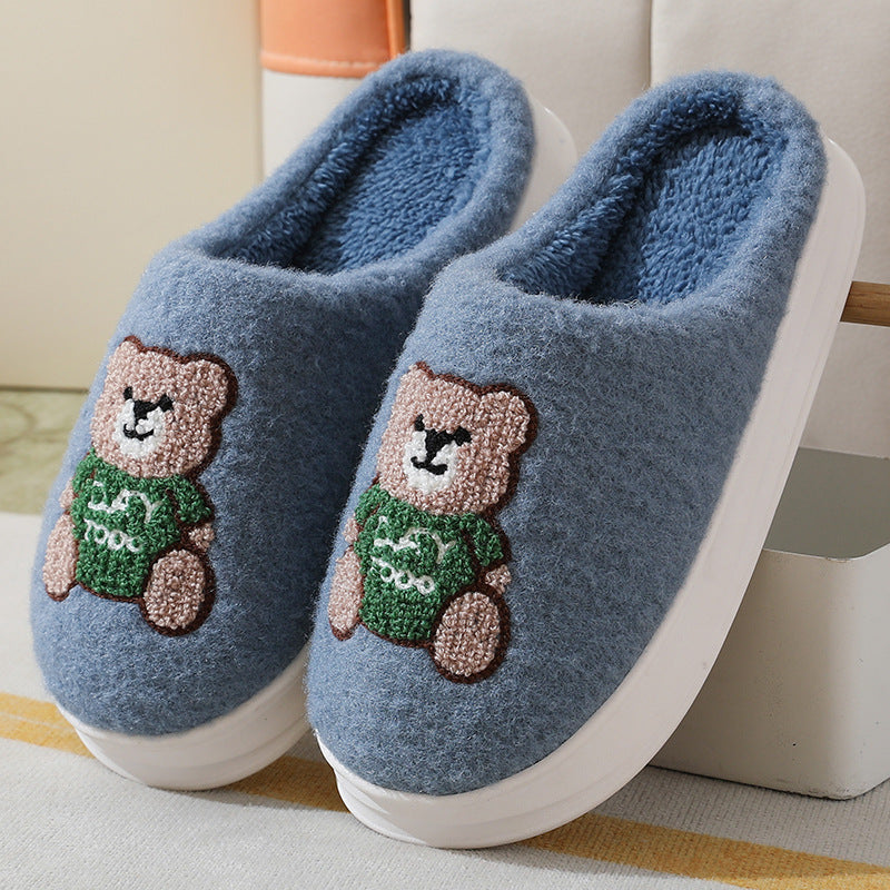 Bear Woolen Slippers