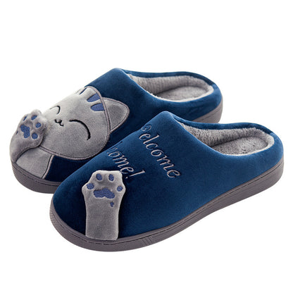 Cute Cat Welcome Home Slippers