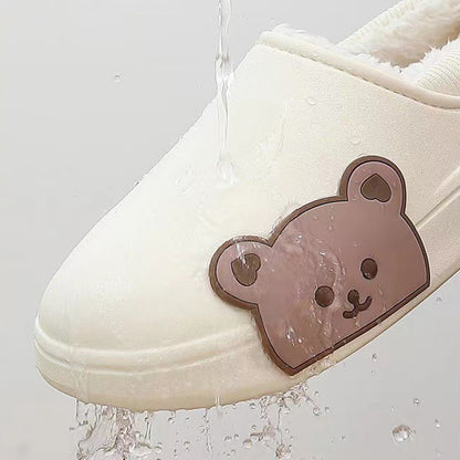 Bear Fluffy House Slippers