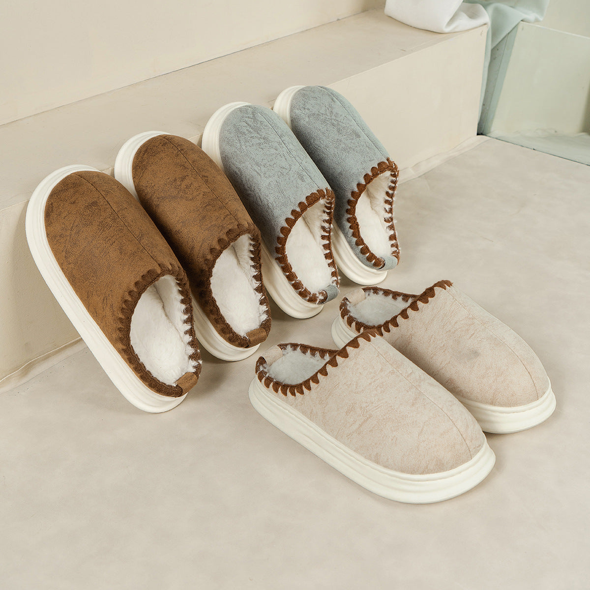 Cotton Sew Design Home Slippers