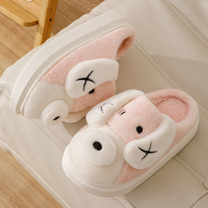 Cute Dog Plush Slippers