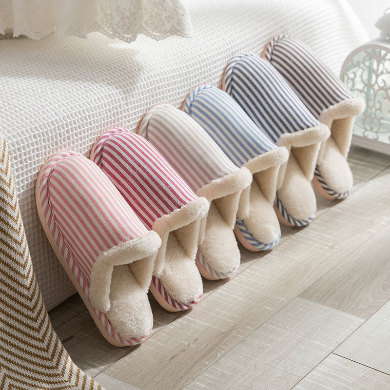 Simple Striped Slippers