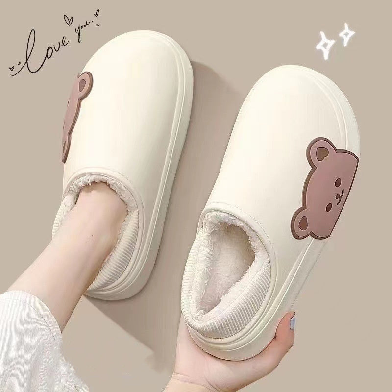 Bear Fluffy House Slippers