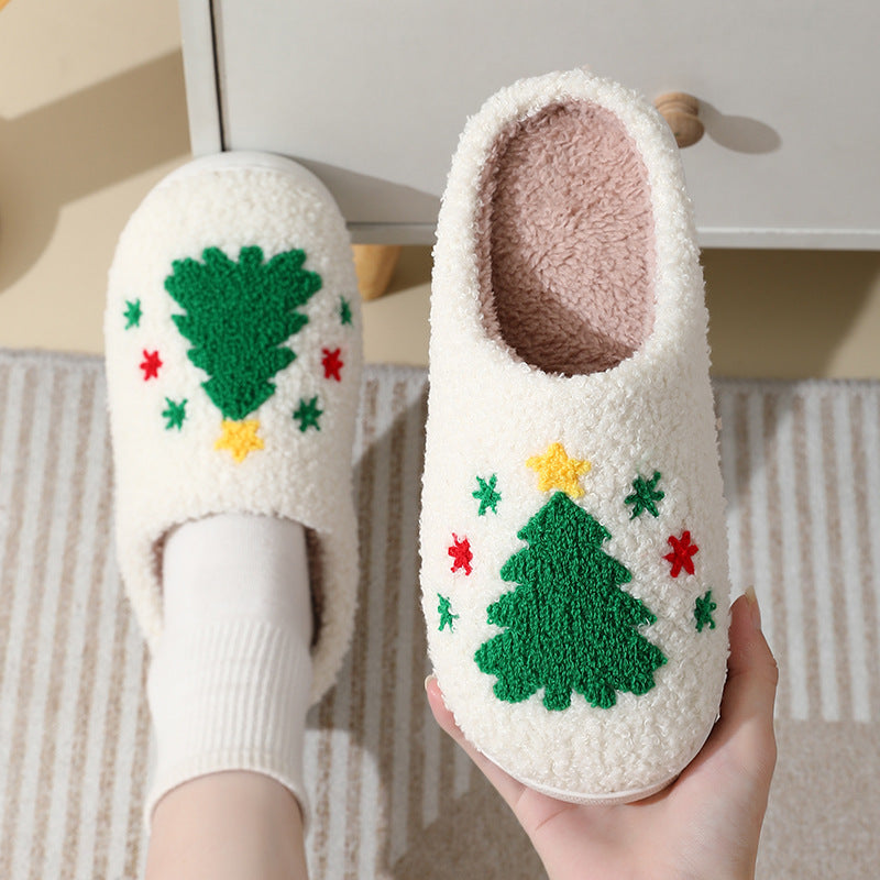 Santa or Reindeer Face Slippers