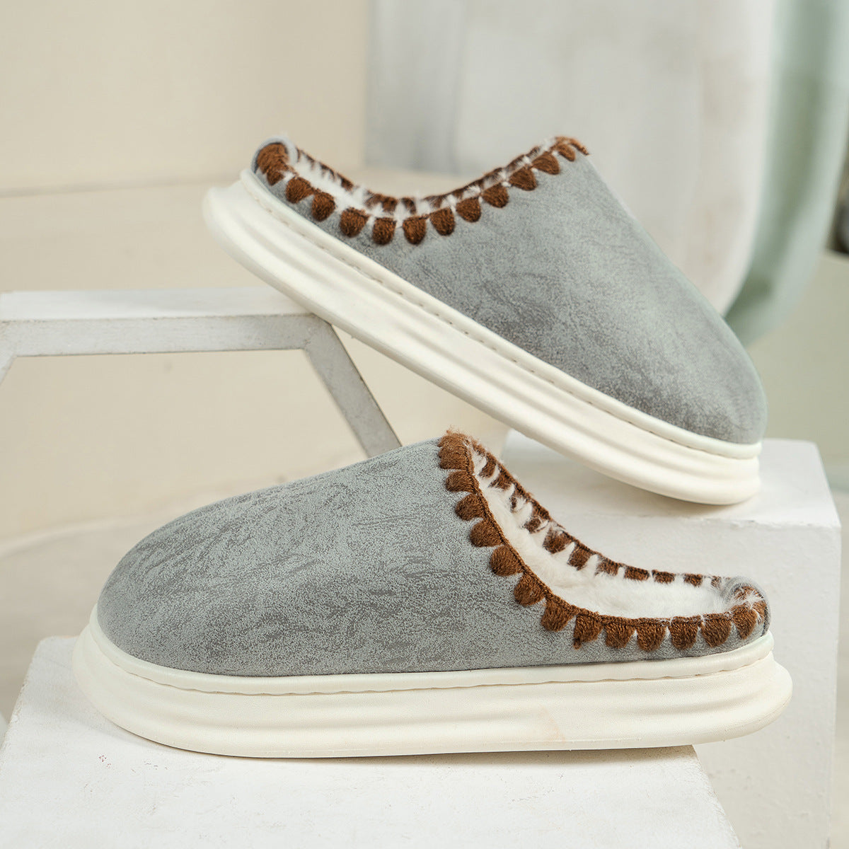 Cotton Sew Design Home Slippers