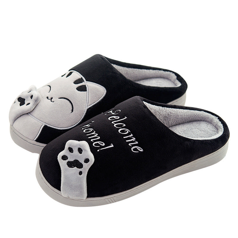 Cute Cat Welcome Home Slippers