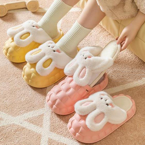 Bunny Fuzzy Indoor Slippers