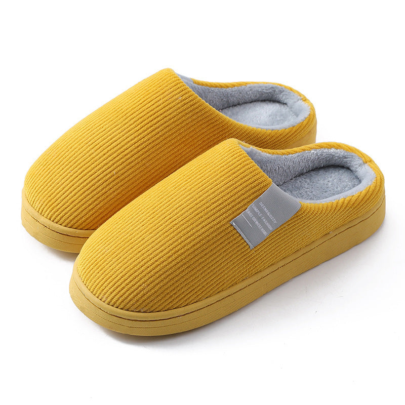 Corduroy Warm Home Slippers