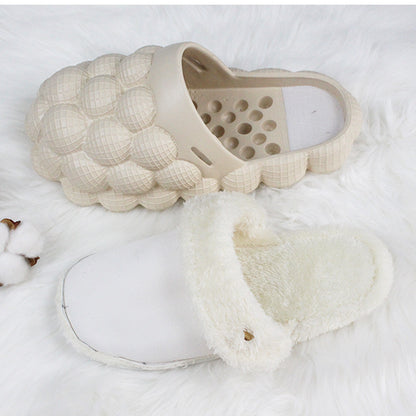 Bubble Slippers with Plush Lining