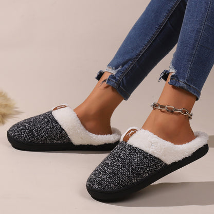 Thick Plush Winter Home Slippers