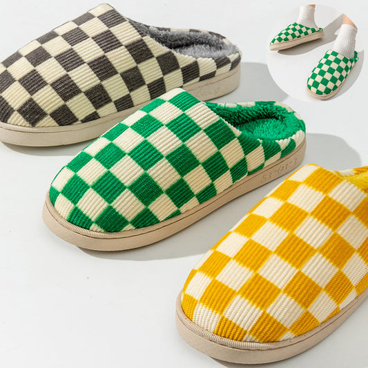 Checkered Slippers