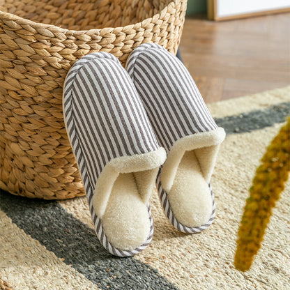 Simple Striped Slippers