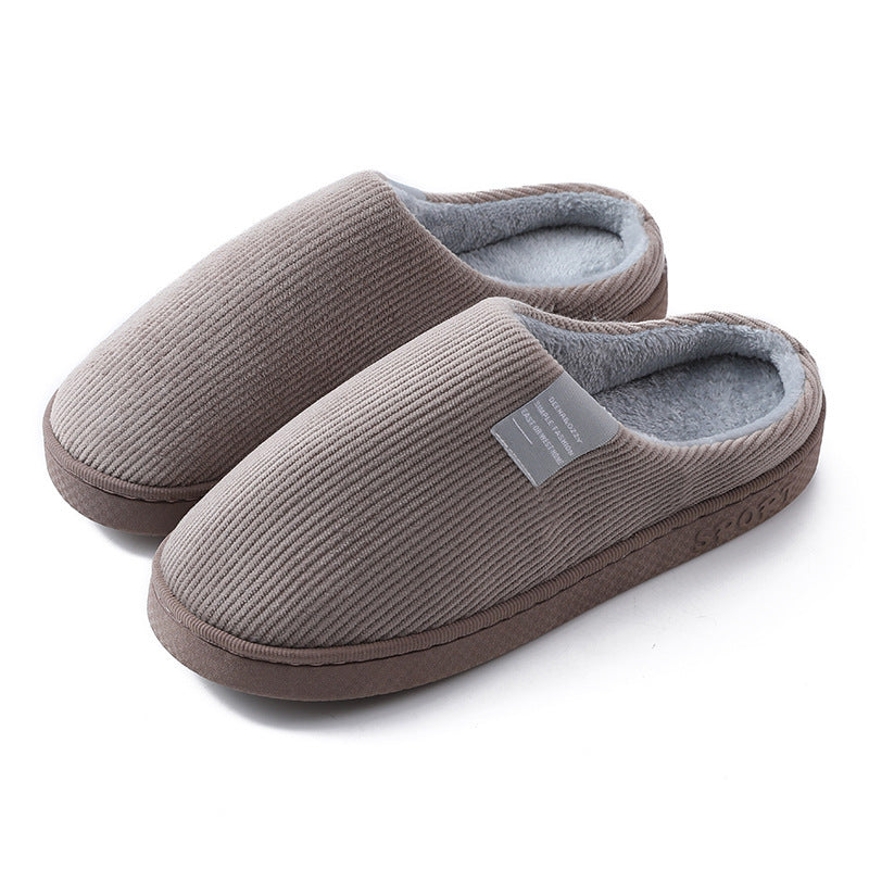 Corduroy Warm Home Slippers