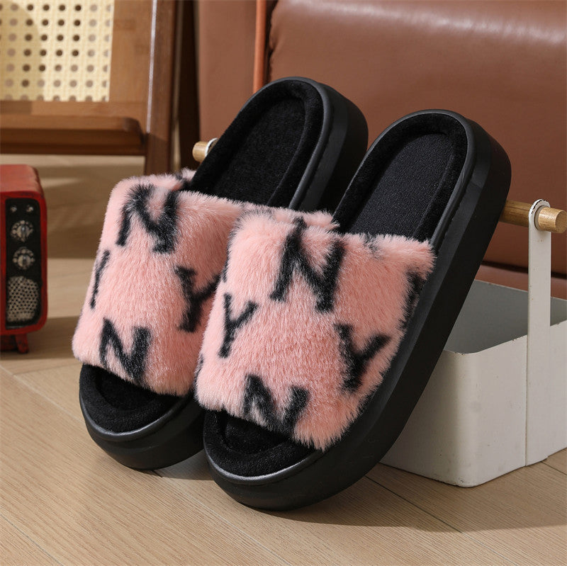 NY Printed Home Slippers