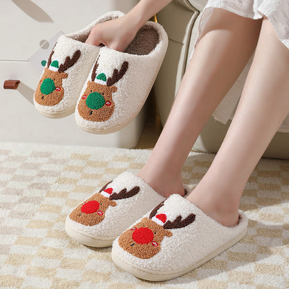 Reindeer Cozy House Slippers