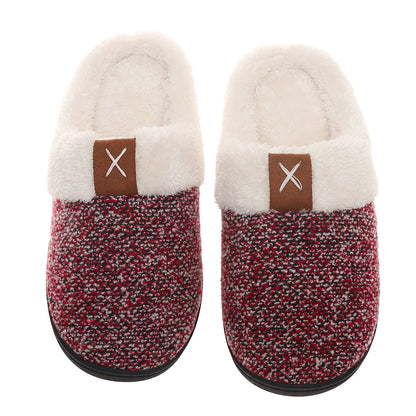 Thick Plush Winter Home Slippers