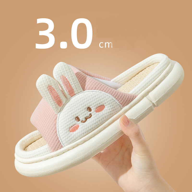 Rabbit and Bear Indoor Slippers