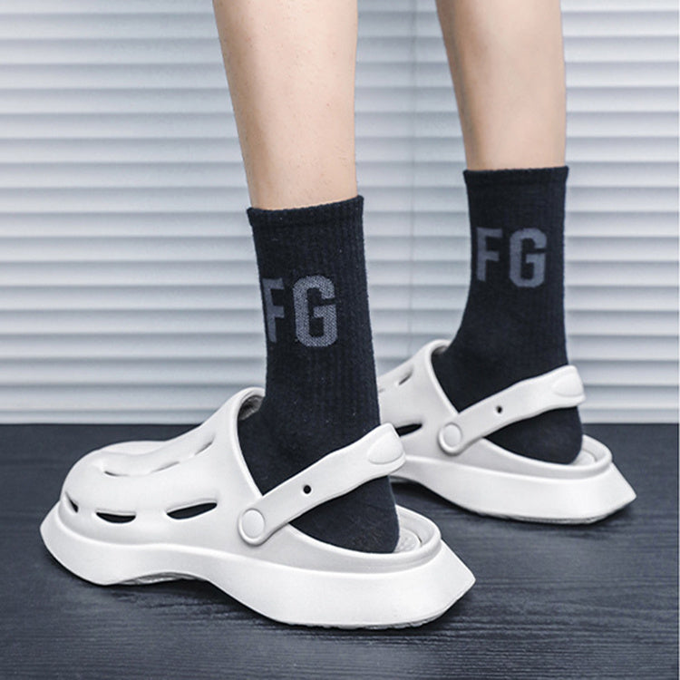 Clog Active Slippers with Ankle Strap