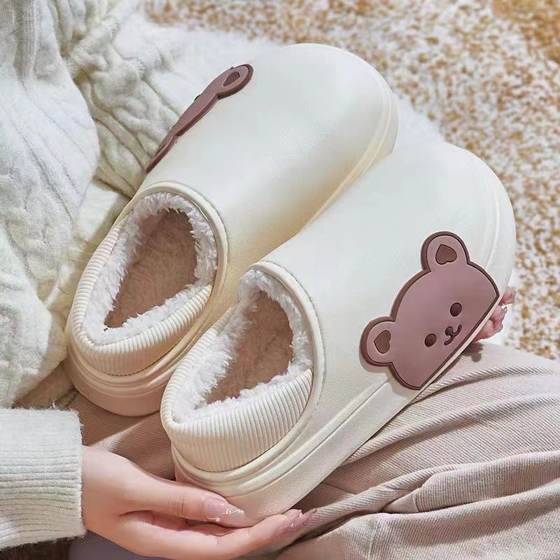 Bear Fluffy House Slippers