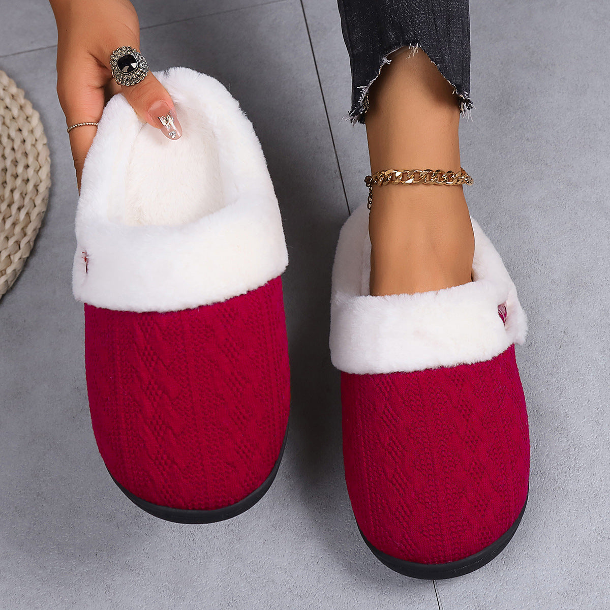 Winter Cotton Slippers