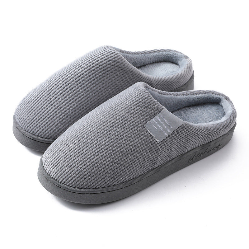 Corduroy Warm Home Slippers