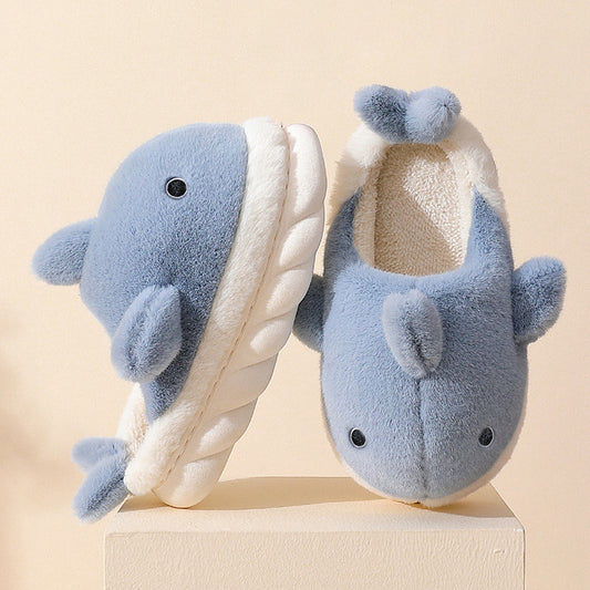 Fluffy Shark Slippers