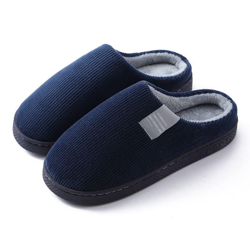 Corduroy Warm Home Slippers