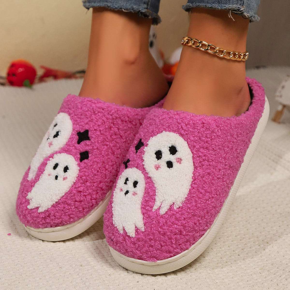 Ghost Cotton Slippers